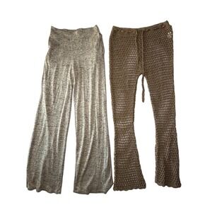 2pc Women's Y2K Flare Pants Lot XS/S – Knit & Crochet Boho